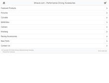 Tablet Screenshot of bkauto.com